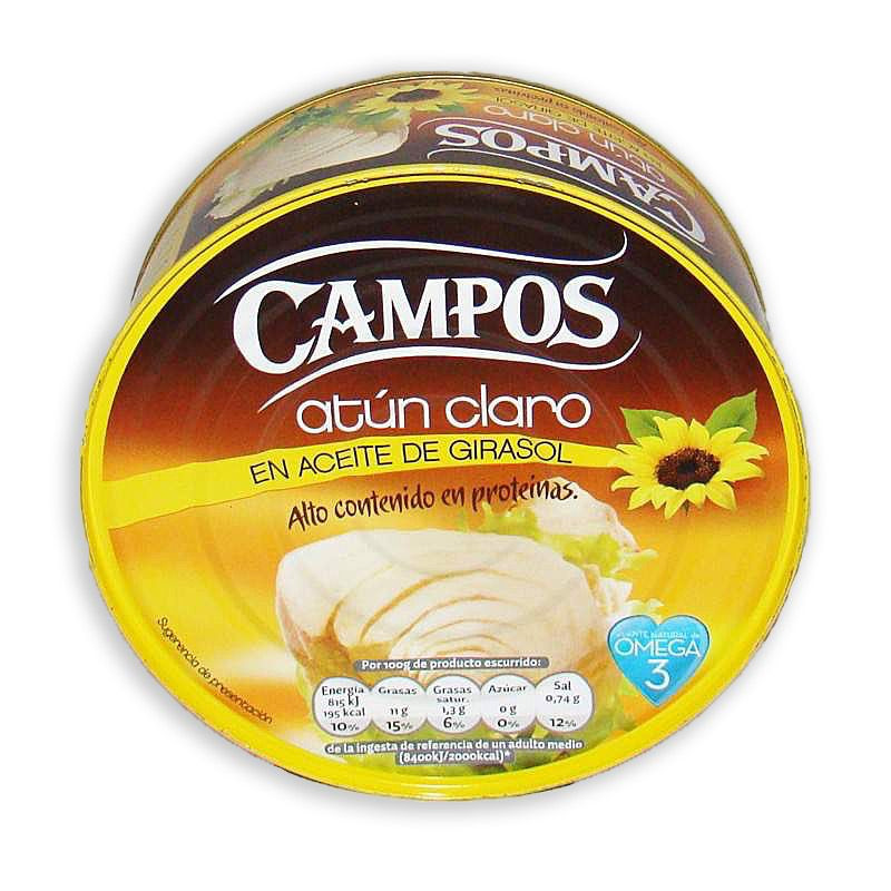 ATUN CLARO EN ACEITE DE GIRASOL RO-900 12/900ml